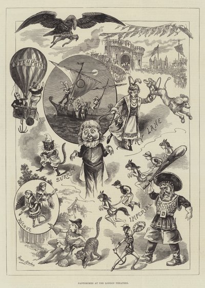 Pantomimes at the London Theatres by Horace Morehen